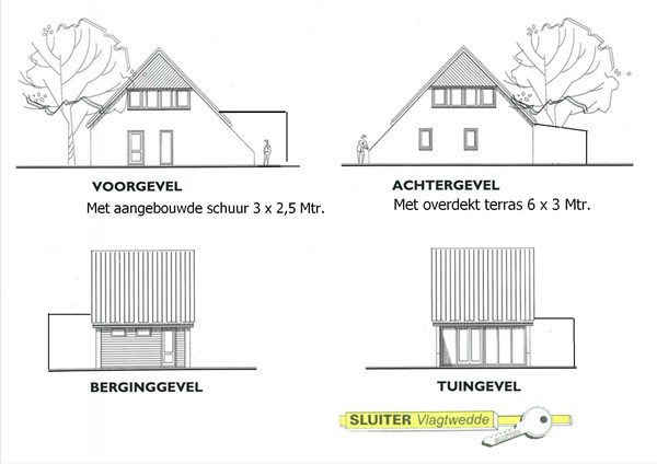 Floorplan - De Vennen 154, 9541 LD Vlagtwedde